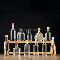 Usine En Gros 100 ml 150 ml 200 ml Mini Miniature Jus Vin Esprit Liqueur Bouteille En Verre