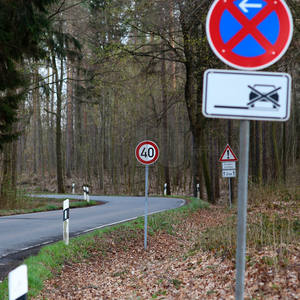 Señal reflectante sin estacionamiento, diseño personalizado, señales de advertencia de tráfico de aluminio - Product Image 6