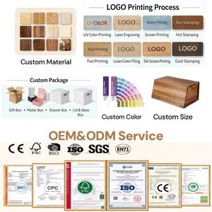 Organizador de Tazas de Café de Bambú, Contenedor de Almacenamiento de 3 Compartimentos para Sobres de Azúcar, Agitadores, Pajitas, Vasos de Papel, Estante de Escritorio - Product Image 3