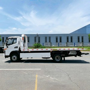 JAC Junling 4x2 <b>Flatbed</b> Towing <b>Truck</b> 5 Ton 3 Ton Slidebed Wrecker for City Road Rescue - Product Image 6