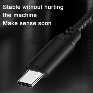 Câble de données tressé en alliage d'aluminium de 1m USB C pour téléphone portable Xiaomi <span class=keywords><strong>Redmi</strong></span> <span class=keywords><strong>Note</strong></span> <span class=keywords><strong>8</strong></span>/9/10/11 <span class=keywords><strong>Pro</strong></span> en nylon durable - Product Image 5