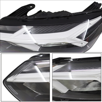 OEM 260107920R 260601750R Phare avant LED complet en plastique 6000K avec cadre noir pour SanderoIII Jogger Facelift 2021-2024