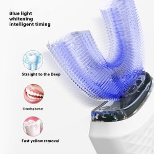 Wholesale Smart Home Products with <b>Sonic</b> Soft Silicone Brush Unisex Body Washing Dental <b>Cleaner</b> Charging Automatic Timing - Product Image 6
