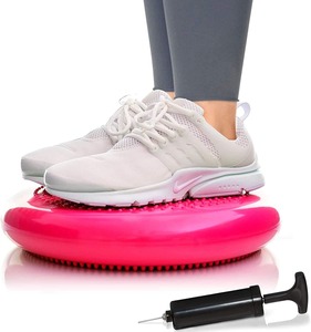 Wobble <span class=keywords><strong>Pvc</strong></span>バランス痛み緩和インフレータブルエアクッションバランストレーニングプレートクッションカラフルな筋肉リラックスバランスクッション - Product Image 5
