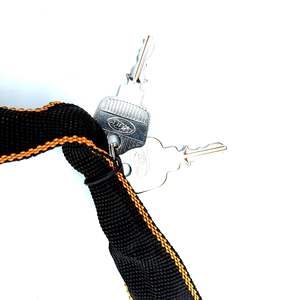 Cadena de Seguridad para Bicicleta, 80 cm de Longitud, Metálica, Antirrobo, Negra, Nueva, para Motocicleta y Vehículo Eléctrico - Product Image 3