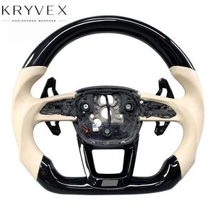 Volante Deportivo de Fibra de Carbono Personalizado Kryvex para <span class=keywords><strong>Audi</strong></span> S3, S3 <span class=keywords><strong>Q3</strong></span>, RSQ3, RSQ8, S5, RS5 <span class=keywords><strong>Sportback</strong></span> 2016-2024, Interior Elegante - Product Image 1