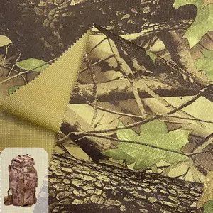 Tissu de Camouflage imperméable en Polyester Ripstop Atacs <span class=keywords><strong>Fg</strong></span> recyclé pour sac, vente en gros - Product Image 1