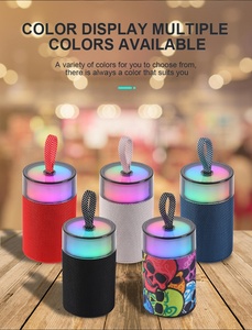 Xách tay màu xanh răng Loa cột stereo hifi bass nặng Soundbar subwoof loa hỗ trợ AUX TF thẻ FM Đài phát thanh không dây - Product Image 6