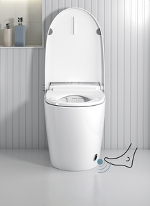 Inodoro Inteligente con Tapa Abatible Automática y Calefacción, Bidé Sifónico Transfronterizo de Una Pieza para Uso Doméstico, ¡Gran Venta! Certificado CE - Product Image 4