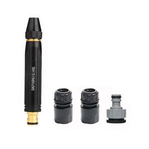 Pistolet à eau noir pour le jardinage et le nettoyage domestique, avec kit à bulles pour le lavage de voiture - Product Image 6