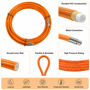 Tuyau de nettoyage haute pression <span class=keywords><strong>FlexPro</strong></span> thermoplastique résistant à l'huile pour égouts industriels, prix usine, vente chaude, résistance à haute pression - Product Image 4