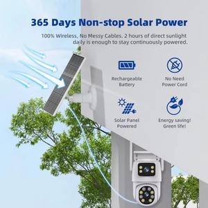 كاميرا أمان لاسلكية ذكية من تويا مع رؤية ليلية ملونة واتصال صوتي ثنائي الاتجاه وكشف للحركة تعمل بالبطارية والطاقة الشمسية بدقة 8 ميجابكسل - Product Image 6