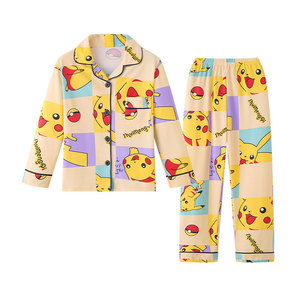Vente en gros Vêtements de nuit dessin animé mignon Ensemble <span class=keywords><strong>pyjama</strong></span> à manches longues Filles Dames Enfants Doux <span class=keywords><strong>Chaud</strong></span> Vêtements pour la maison Pyjamas - Product Image 6