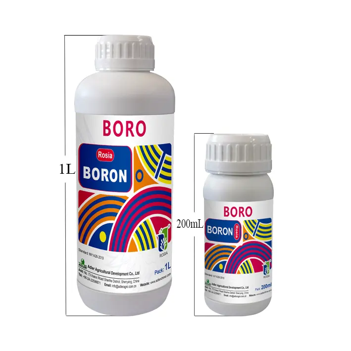 ROSIA Boron pupuk cair promosi bunga semprotan Boron untuk tanaman meningkatkan hasil pupuk Boron organik