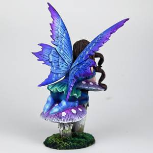 Statua di Angelo a Grandezza Naturale in Resina, Scultura di Fata da Giardino, Ornamenti Artistici per Esterni - Product Image 4