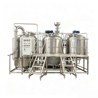 Système de brassage de bière Brewtech 3500L 3V, équipement de brasserie à grande échelle pour la production