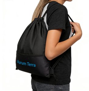 Mochila con Cordón de Poliéster y Nailon con Logotipo Personalizado, Impresa por Sublimación, Tejida, con Cremallera, Promocional, Deportiva, para Almacenamiento, Regalo - Product Image 5