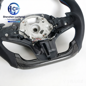Volante Deportivo de Fibra de Carbono con LED Modificado, Compatible con BMW Serie 5 G30 Chasis G 2018-2023, Estilo Mejorado - Product Image 6