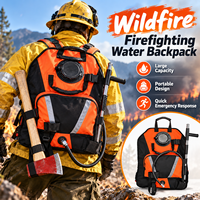 Extincteur à eau portable et pliable pour forêt, type sac à dos souple, 20L, à bas prix, avec pulvérisateur