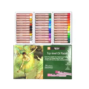 36 colors SOFT oil pastels for children with size 10*71mm 24set one carton