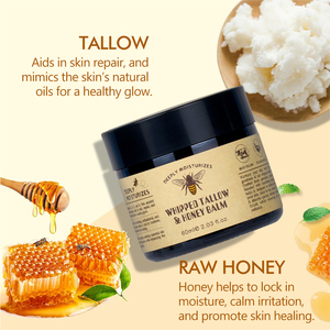 Bálsamo de Sebo Natural Batido con Miel para Rostro y Cuerpo, Nutritivo Profundo, Hidratante, Reparador de la Barrera Cutánea para Piel Seca y Dañada - Product Image 5