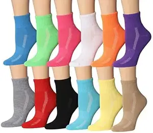 KTS10 Wholesale Custom Logo Designer Cushion Thick Running Athletic Sports Performance Ankle/Quarter Socks For Men Women