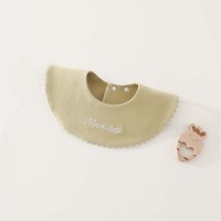 Nouveau Bavoir Bébé Ins Rotatif à 360° Imprimé, Serviette Anti-déversement Double Face en Coton Pur, Imperméable, Anti-bactérien, Motif Dessin Animé, Unisexe