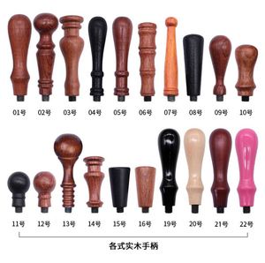 Retro Fireproof <b>Paint</b> Seal Handle Rosewood Fire Lacquer Seal Handle Envelope Wax Stamp Handles Sealing Wax Accessories Decor - Product Image 2