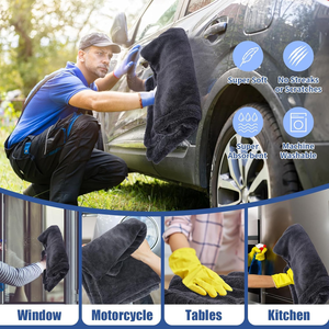 マイクロファイバータオル自動車用クリーニング布自動車用マイクロファイバータオル850 Gsm - Product Image 2