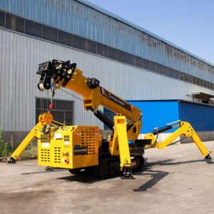 3ton Spider khớp nối Boom Lift <span class=keywords><strong>Crane</strong></span> ngoài trời tất cả các địa hình Crawler thủy lực Kính thiên văn gấp Spider <span class=keywords><strong>Crane</strong></span> - Product Image 1