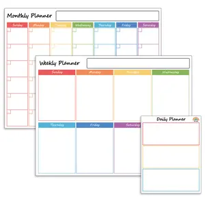 Custom Weekly Monthly Daily Magnetic Calendar Fridge Magnets Promotional Refrigerator Magnet Stickers