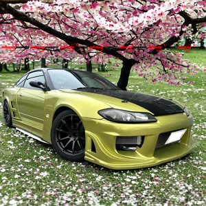 Nouveau kit carrosserie de haute qualité de style <span class=keywords><strong>Weber</strong></span> Sport, couleur fer, pare-chocs avant/arrière pour Silvia S15 1999-2002, à visser - Product Image 6