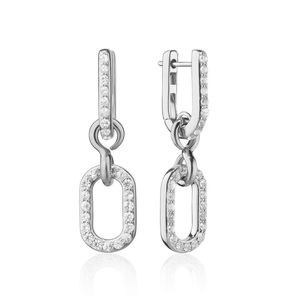 <span class=keywords><strong>Pendientes</strong></span> <span class=keywords><strong>de</strong></span> <span class=keywords><strong>Aro</strong></span> Gemnel <span class=keywords><strong>de</strong></span> <span class=keywords><strong>Plata</strong></span> <span class=keywords><strong>de</strong></span> <span class=keywords><strong>Ley</strong></span> 925 Bicolor con Zirconia Cúbica en Forma <span class=keywords><strong>de</strong></span> Infinito - Product Image 4