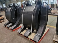 Machines de construction pelle pelle hydraulique grappin saisir manuel mécanique seau pour bloc roche pierre bûche bois bois