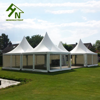 3x3m 4x4m 5x5m 6x6m Pagode extérieure Barnum Tente de mariage pour le jardin Tente d'auvent de mariage Entrepôt industriel Bâches de cérémonie