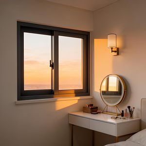 Fenêtre coulissante horizontale en aluminium avec verre trempé, fenêtres coulissantes amovibles, adaptées aux poulaillers, aux salles de bain, aux chambres à coucher - Product Image 2