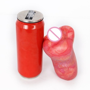 GEEBA Colorful Realistic Soft Skin Feeling Silicone Male <b>Masturbator</b> Cup Hands Free for Males - Product Image 2