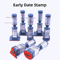 Tampon dateur Intoss Master Signature IQCPASS réglable (Année-Mois-Jour) pour usage bureautique, sceau d'inspection de qualité en plastique