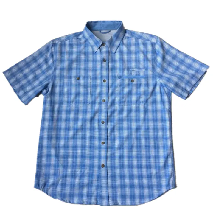Camisa masculina curta 2019 algodão, melhor venda, novo padrão, tecido 100%