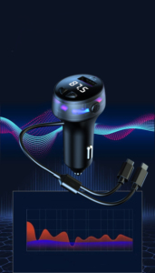 FM Transmitter Bluetooth Car Kit rảnh tay FM modulator xe đài phát thanh không dây tranmiter MP3 Player với <span class=keywords><strong>USB</strong></span> Car Charger - Product Image 2