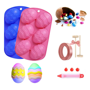 Moldes de Silicona <span class=keywords><strong>para</strong></span> Pastel de Chocolate MIXWARES - Molde de Huevo de Pascua, Fácil Desmoldeo, No Tóxico, Antiadherente, Apto <span class=keywords><strong>para</strong></span> Horno de Microondas, Uso Doméstico en la Cocina - Product Image 1