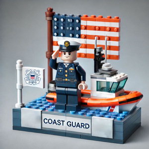 ABS Duty Uniform Figure Scene Block Set 1:12 Scale Model Toy DIY Construction <strong>Kit</strong> for Creative Desktop <strong>Diorama</strong> Assembly - Product Image 6