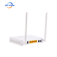 Modem routeur BT-PON GPON EPON X-PON ONU BT-601EB 4 ports 1GE+3FE+1Voice+1Wi-Fi FTTH Blanc Alimentation 12V 1.5A