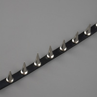 Collier ras du cou Emo Spike Punk pour femme et homme, en cuir noir clouté avec rivets, collier gothique, accessoires gothiques