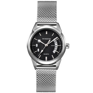 Montres Dames de Luxe whach นาฬิกาข้อมือสีเงินสำหรับผู้หญิงดีไซน์คลาสสิกหรูหรา - Product Image 3