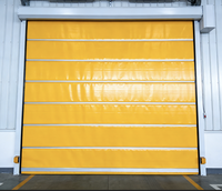 Porte à rideau souple à induction automatique en PVC, isolation thermique, conception tropicale, pour sous-sol, OEM ODM