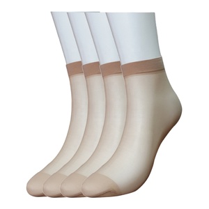 Chaussettes personnalisées bon marché couleur chair en nylon <span class=keywords><strong>nu</strong></span> Chaussettes jetables en soie de latex Chaussettes à essayer - Product Image 1