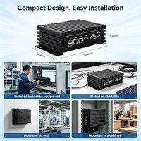 PC Mini Tanpa Kipas, Performa Luar Biasa dan Dukungan Sistem, LAN Ganda & COM Ganda, Antarmuka Ekspansi Luas