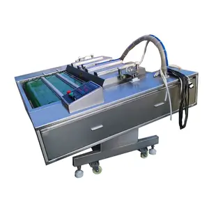 Packaging machinery full automatic meat seafood mushroom packaging continuous rolling roller efficient vacuum packaging machine