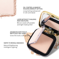 Nouvel Arrivage Marque privée Poudre compacte pressée de haute qualité imperméable à l'eau pas facile à Halo Make up Matte Foundation